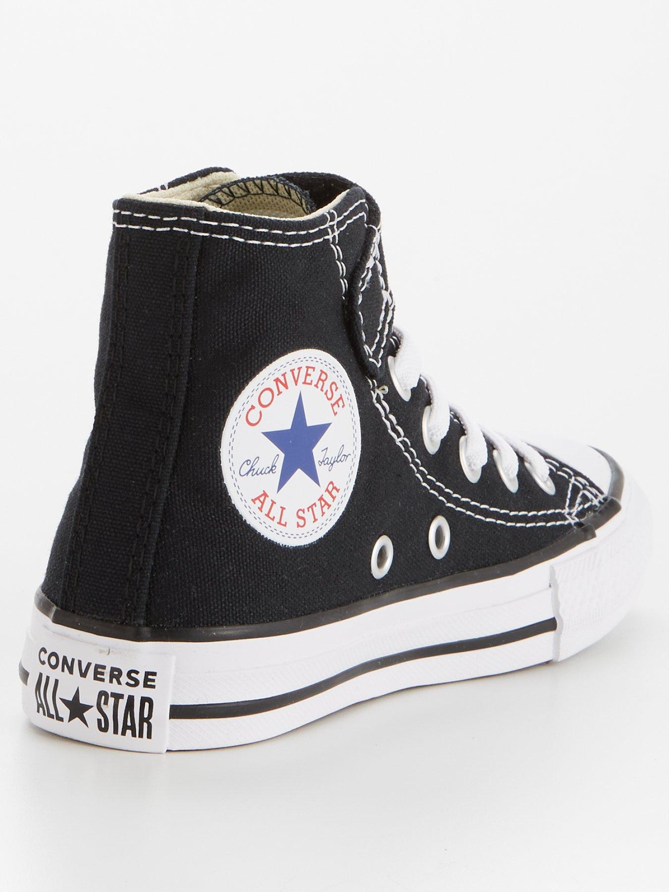 All black velcro converse online