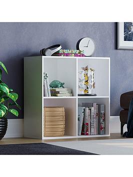 Product photograph of Vida Designs Durham 2 X 2 Cube Storage Unit - White from very.co.uk