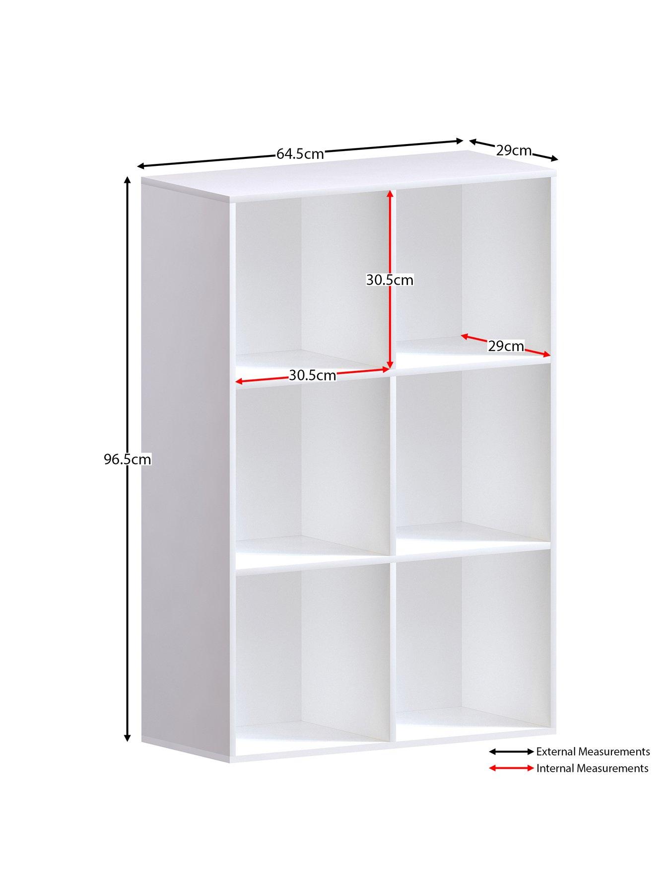 Image 6 of 6 of Vida Designs Durham 2&nbsp;x&nbsp;3 Cube Storage Unit - White