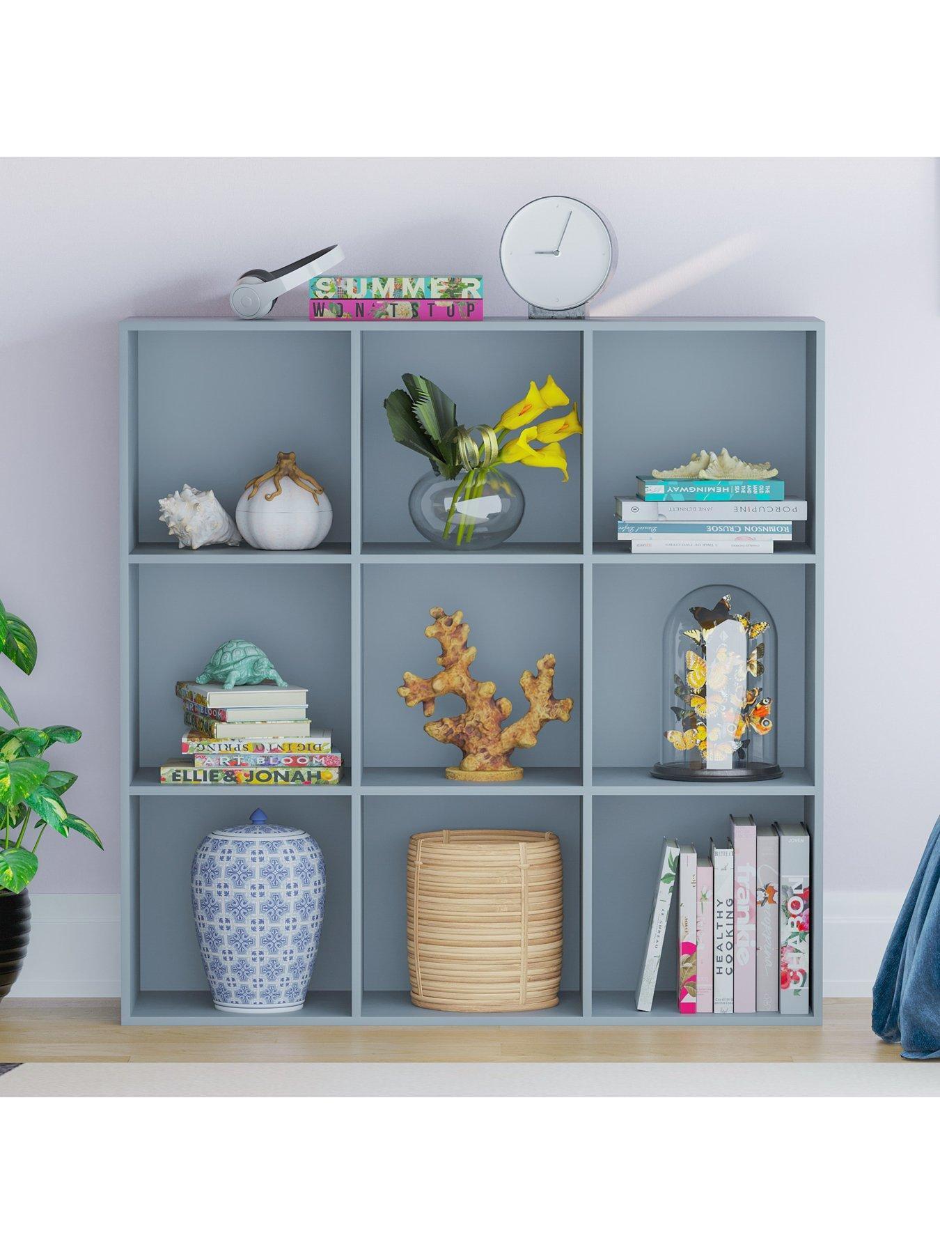 Image 5 of 6 of Vida Designs Durham 3&nbsp;x&nbsp;3 Cube Storage Unit - Grey