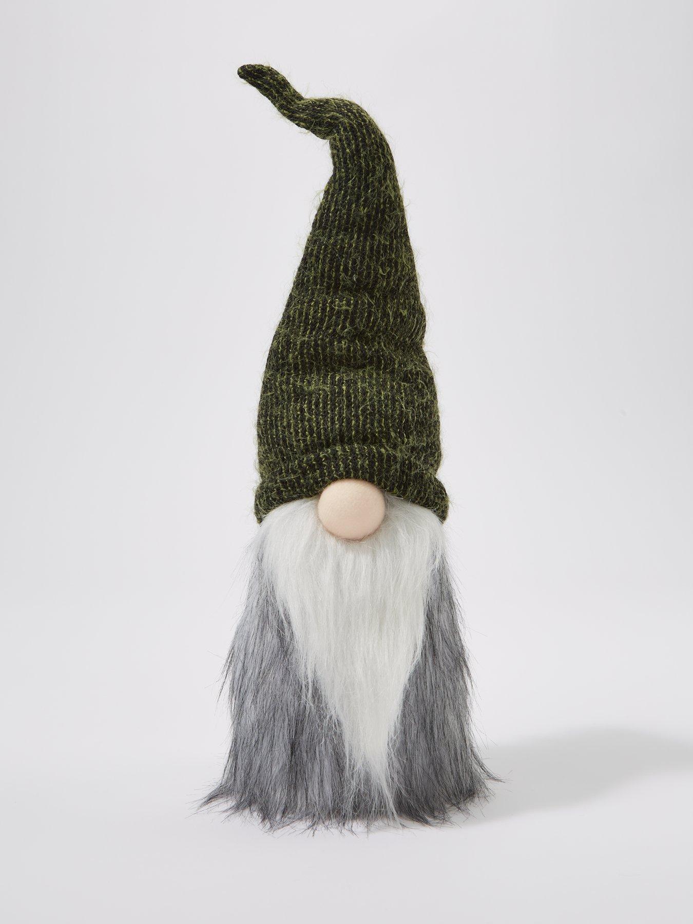 Festive Green Gonk Door Stop Autumn Decoration very.co.uk