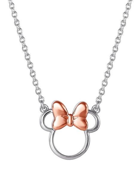 disney-minnie-mouse-two-tone-silver-plate-necklace