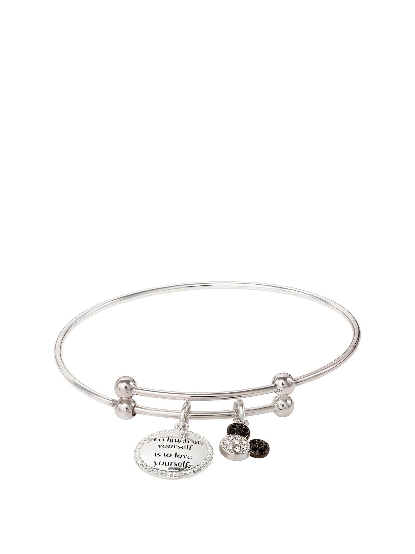 Mickey Mouse Silver Plate Bracelet