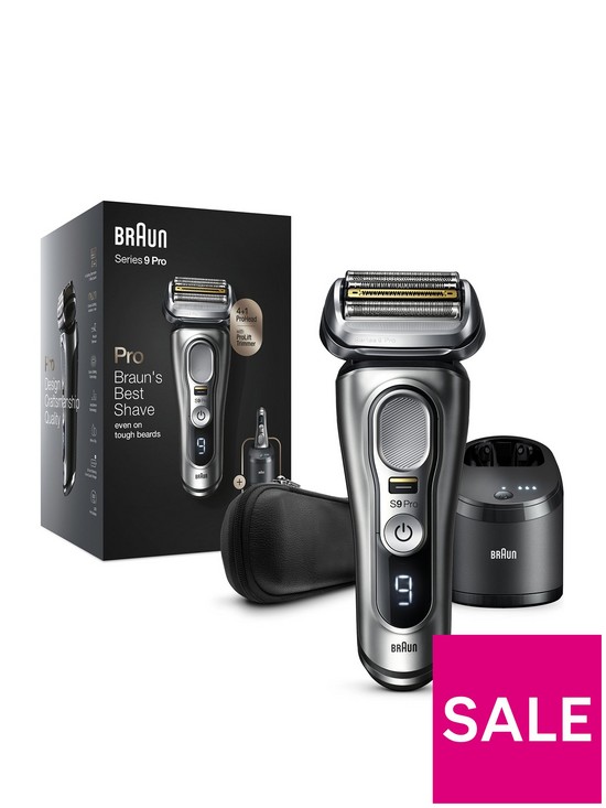 front image of braun-series-9-pro-9467cc-electric-shaver-for-men