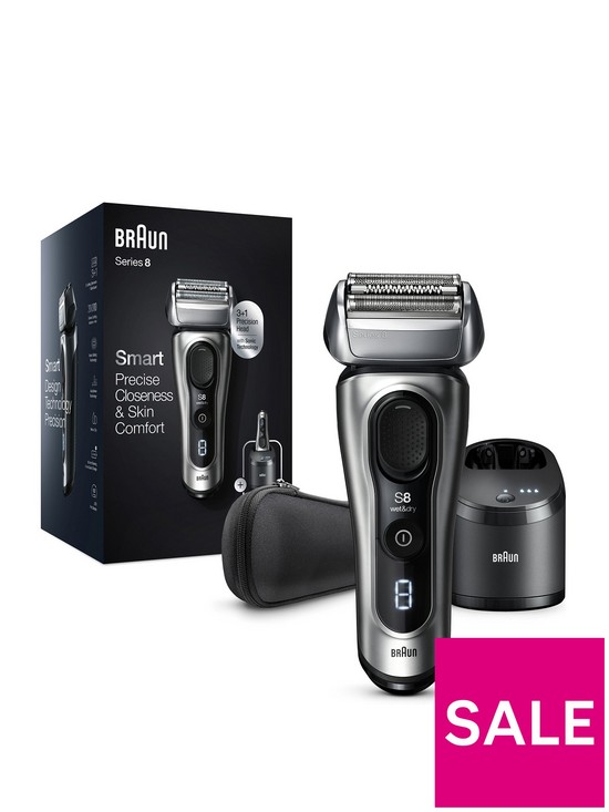 front image of braun-series-8-8467cc-electric-shaver-for-men