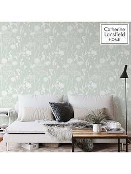 Product photograph of Catherine Lansfield Meadowsweet Wallpaper from very.co.uk