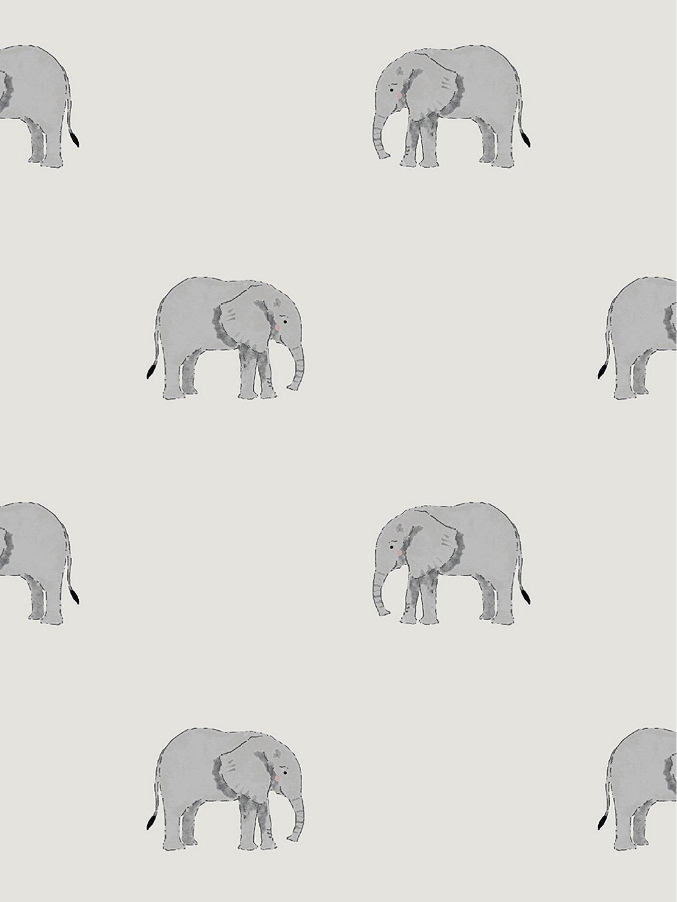 Sophie Allport Elephant Wallpaper 