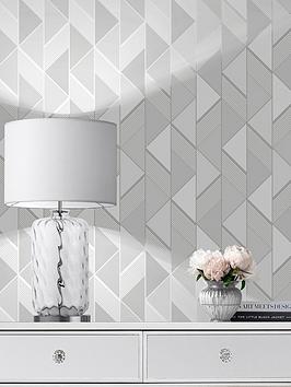 Product photograph of Lipsy Geometric Wallpaper from very.co.uk