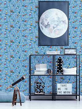 Product photograph of Cath Kidston Cath Kidson Rockets Wallpaper from very.co.uk