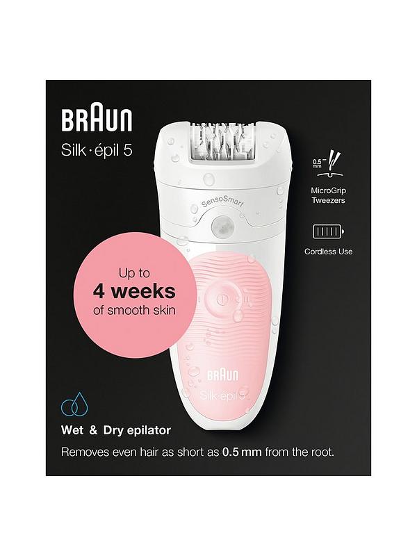 Image 2 of 5 of Braun Silk-&eacute;pil SE 5-516 Wet &amp; Dry Epilator for Beginners for Gentle Hair Removal