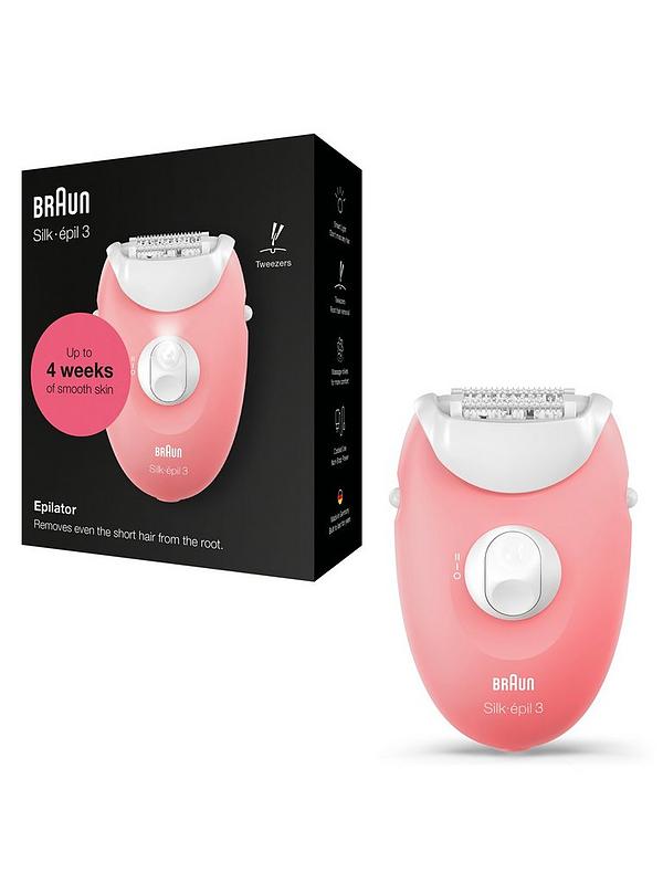 Image 3 of 5 of Braun Silk-&eacute;pil 3-176, Epilator for Long-Lasting Hair Removal, 20 Tweezer system, Smartlight technology and Massage rollers
