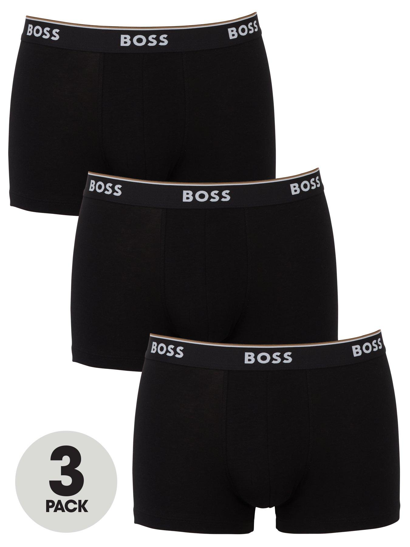 BOSS 3 Pack Power Trunks - Black