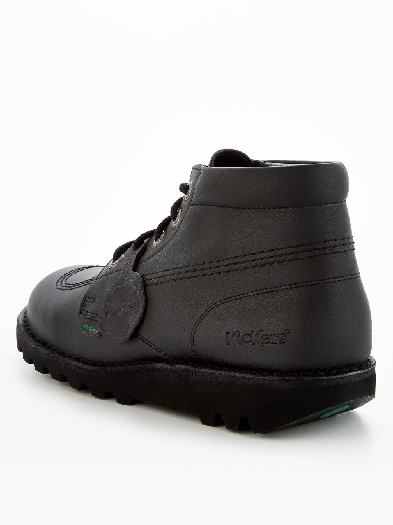 Image 2 of 6 of Kickers Kick Hi Vegan Shoe - Black