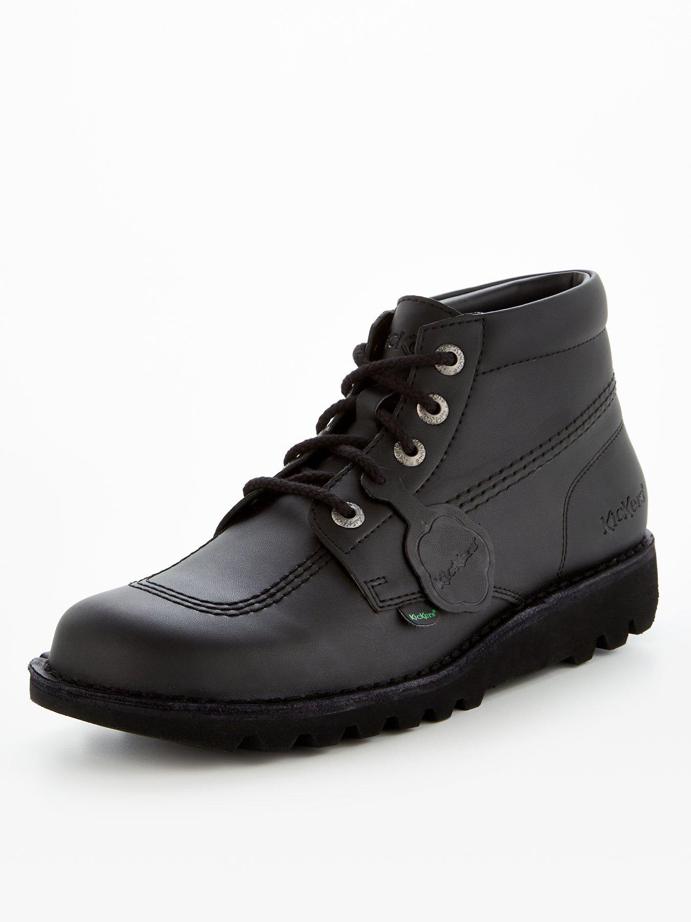 Image 3 of 6 of Kickers Kick Hi Vegan Shoe - Black