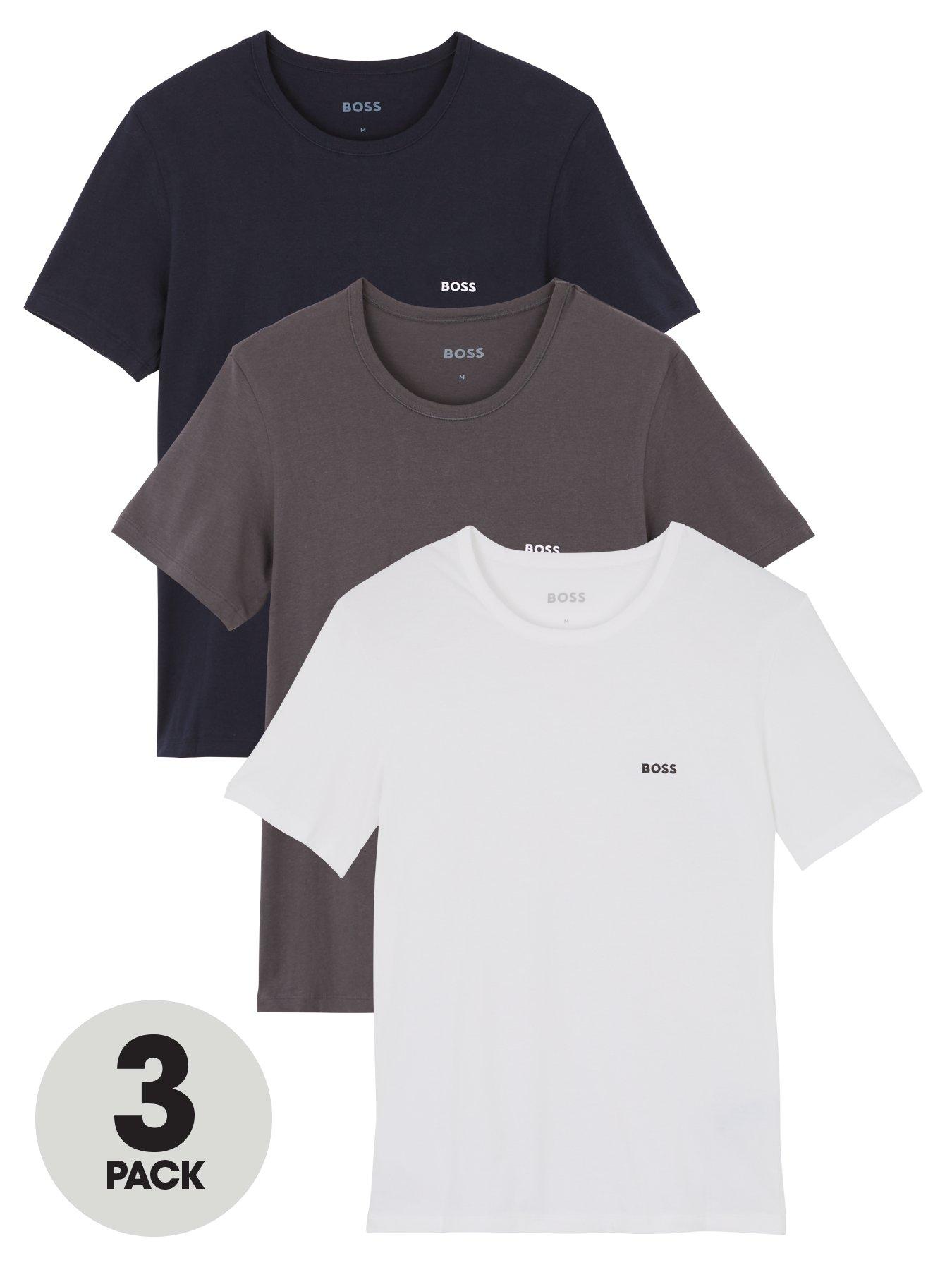 undefined Bodywear 3 Pack Classic Crew T-Shirt - Multi