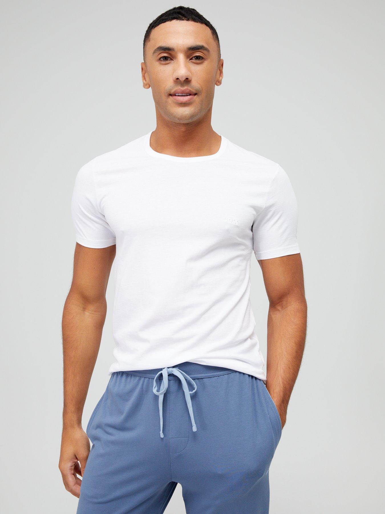 Image 2 of 6 of BOSS 3 Pack Classic Crew T-Shirt - White