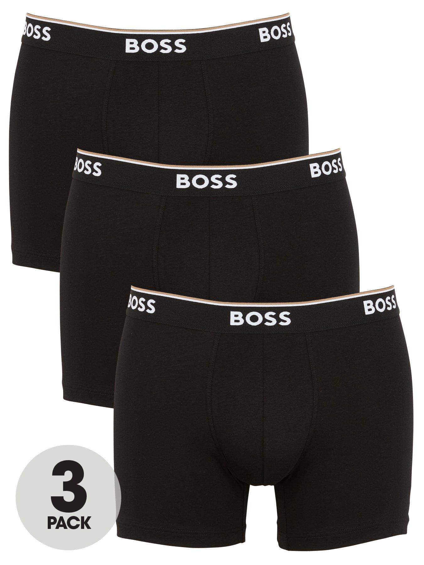 undefined 3 Pack Power Boxer Briefs - Black