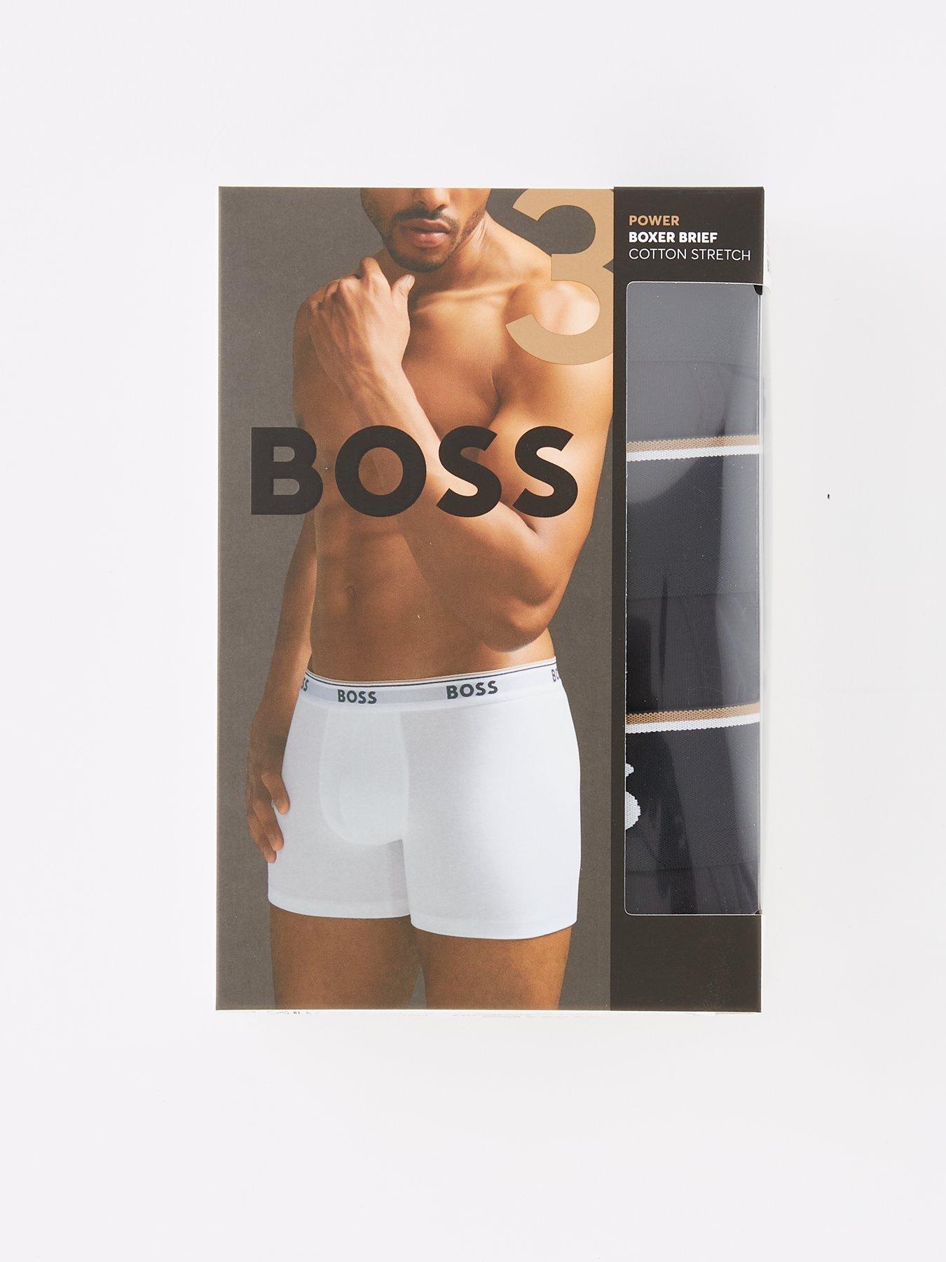 BOSS Herren Retropants BOXERBR 3P POWER 3er-Pack in schwarz kaufen