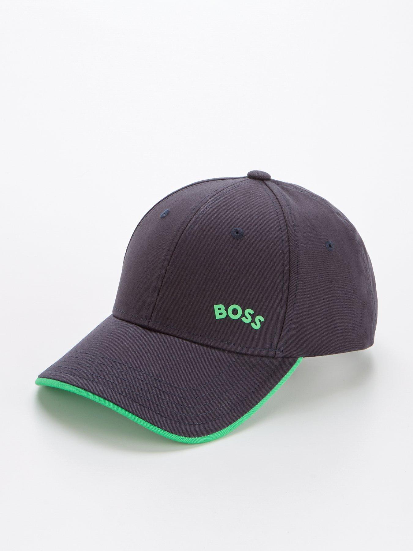 Mens Accessories Hats BOSS by HUGO BOSS Bold Cap in Blue for Men 
