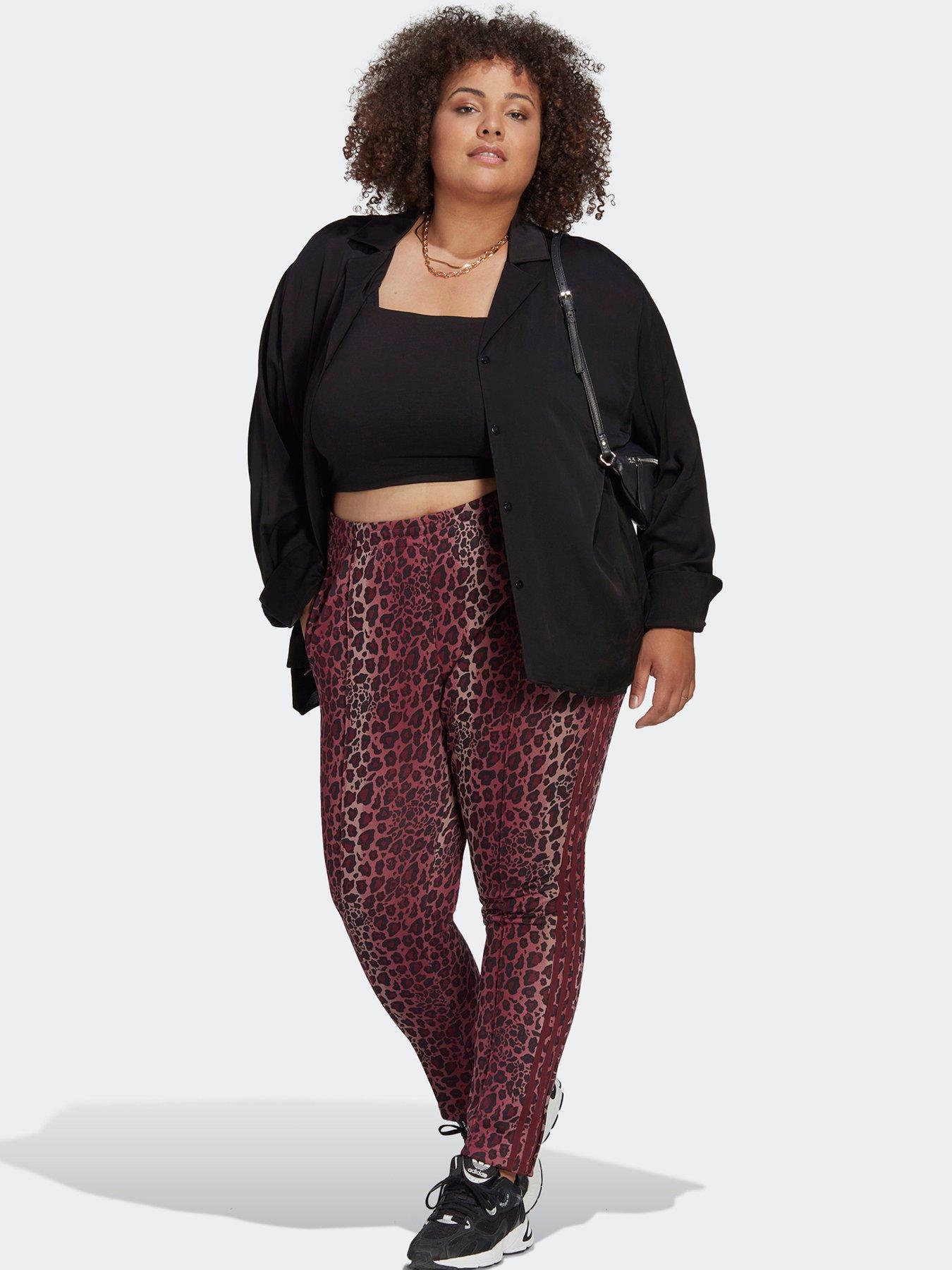 adidas Originals Women's Plus Size Flared Leggings, Black, 2X at   Women's Clothing store