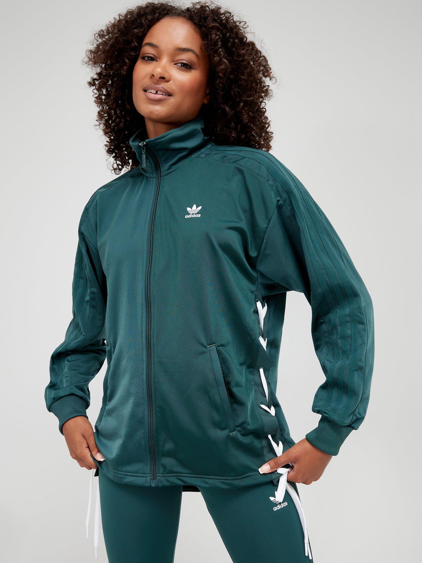 Adidas jacket women green online