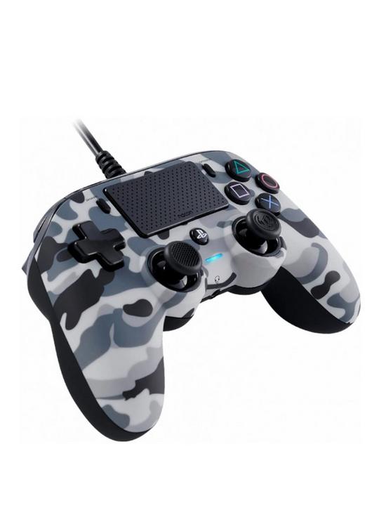 back image of playstation-4-compact-controller-camo-grey