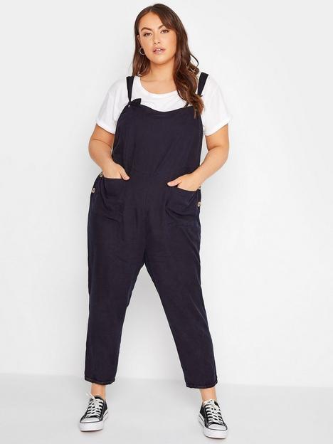 yours-navy-wash-dungarees-stock