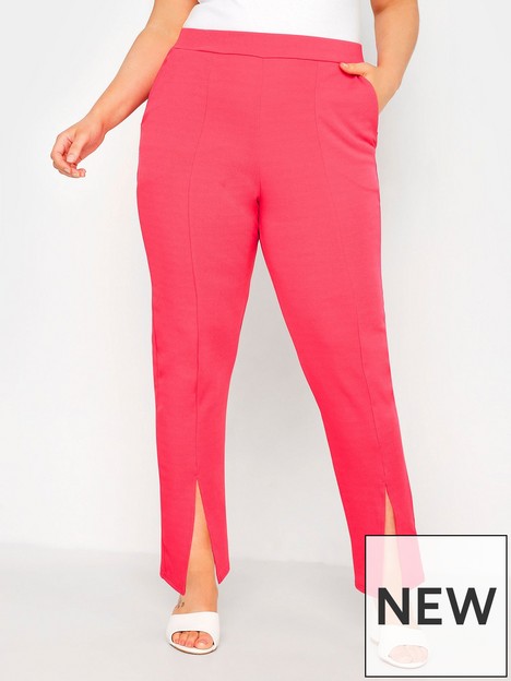 yours-tapered-scuba-trouser-with-split-front--nbsppink