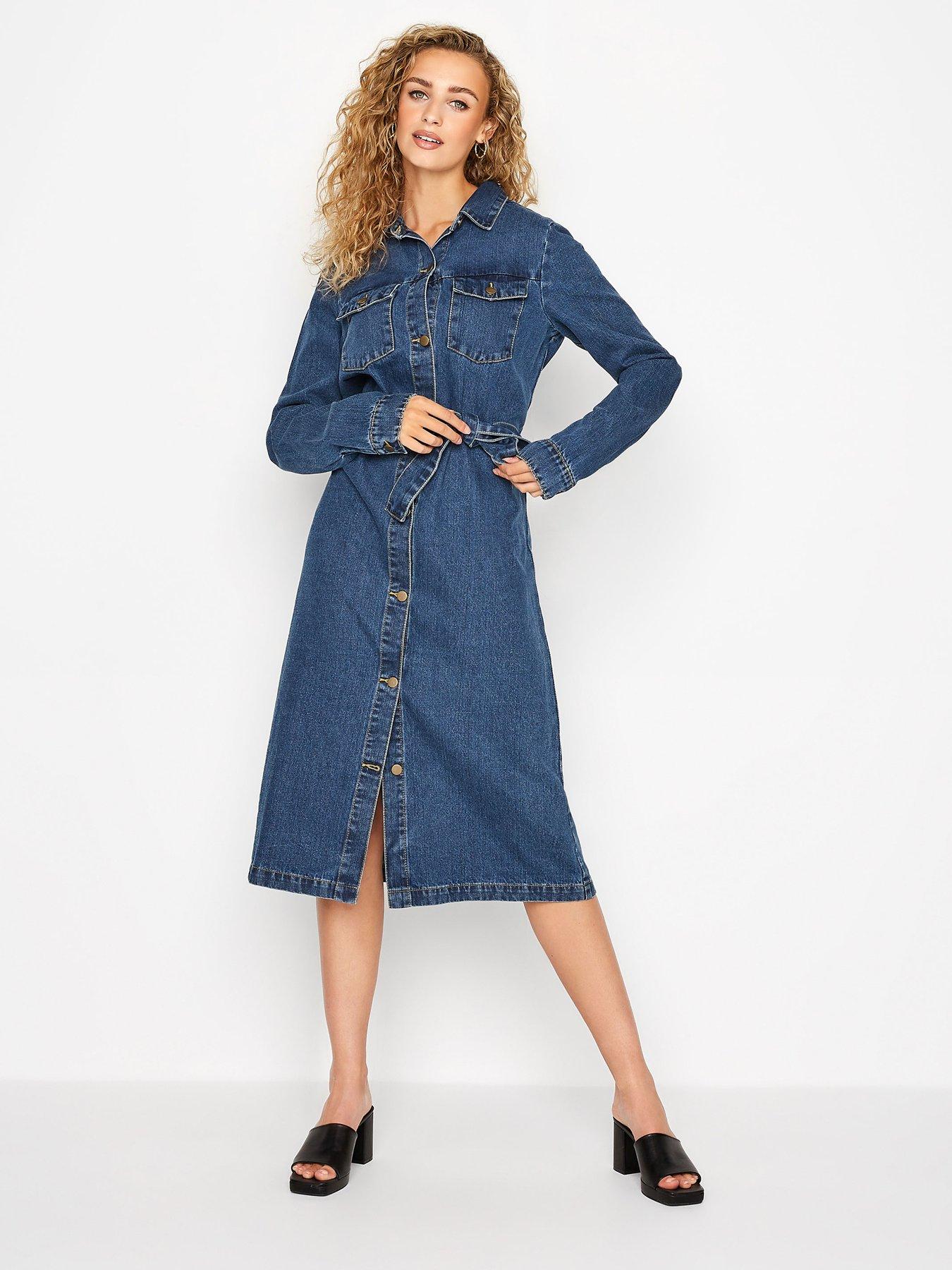 Tall denim shirt outlet dress