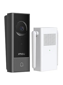 Product photograph of Imou Outdoor Battery Doorbell 2k Built In Spotlight Ai Human Detection 2 Way Audio from very.co.uk