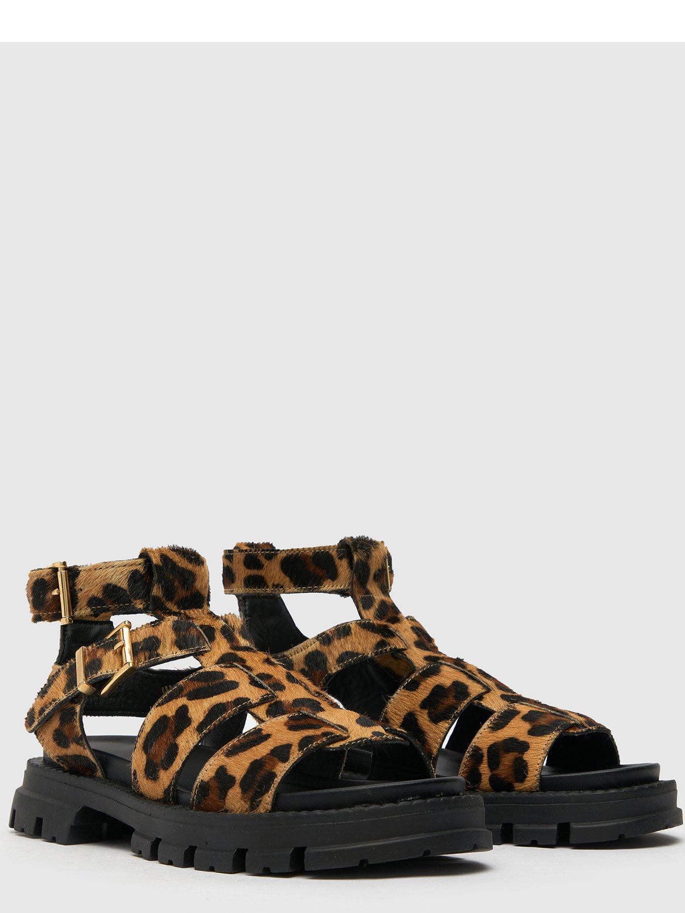 schuh leopard print sandals