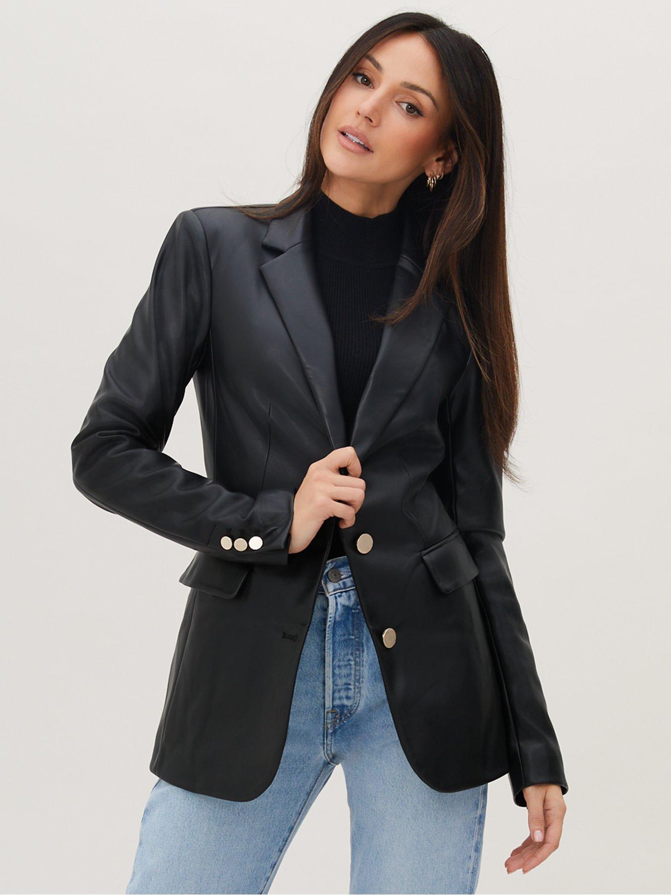 Trend blazer discount 89% WOMEN FASHION Jackets Elegant Gray S 