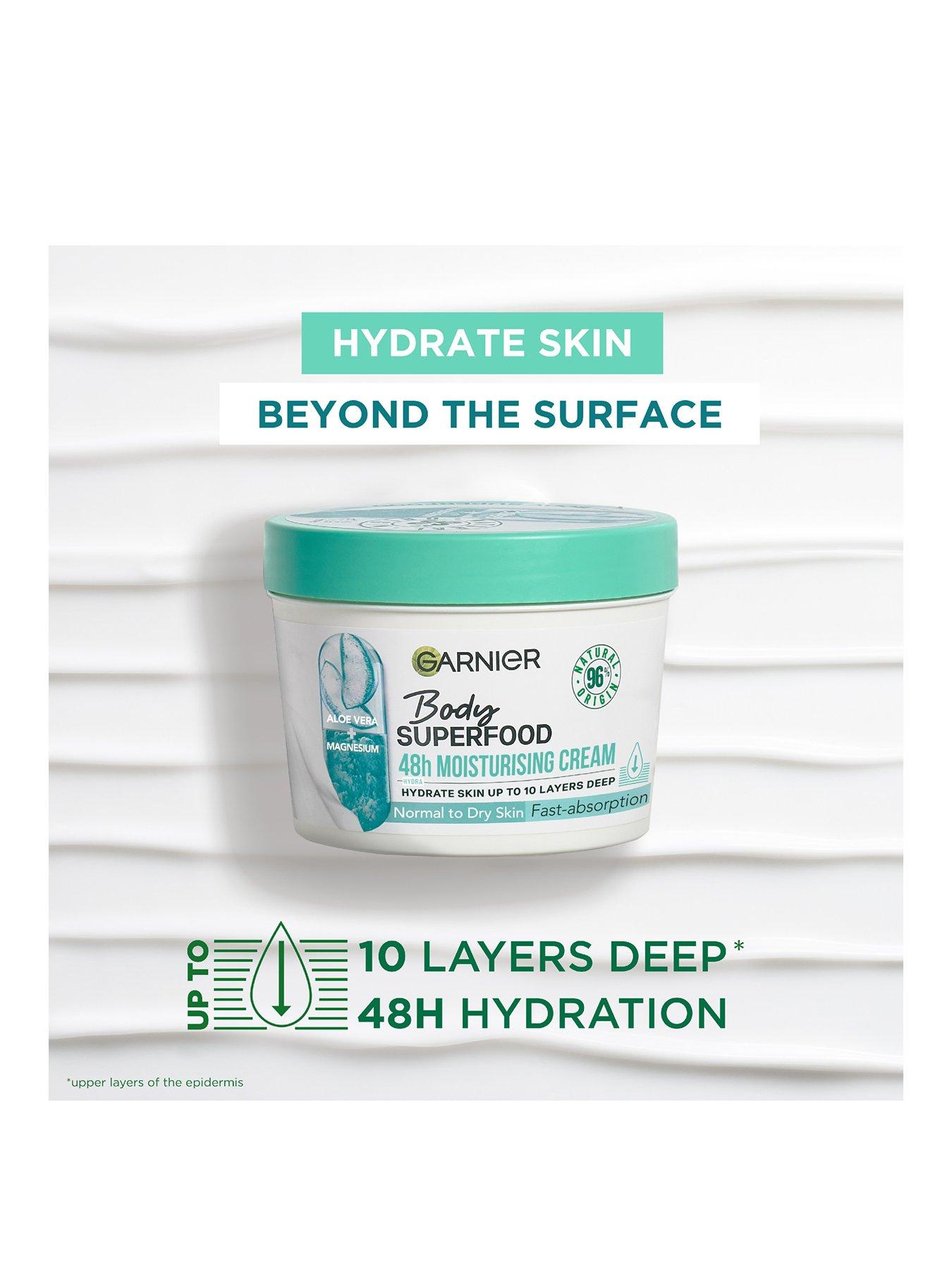 Garnier Body Superfood, Moisturising & Soothing Body Cream, With Aloe
