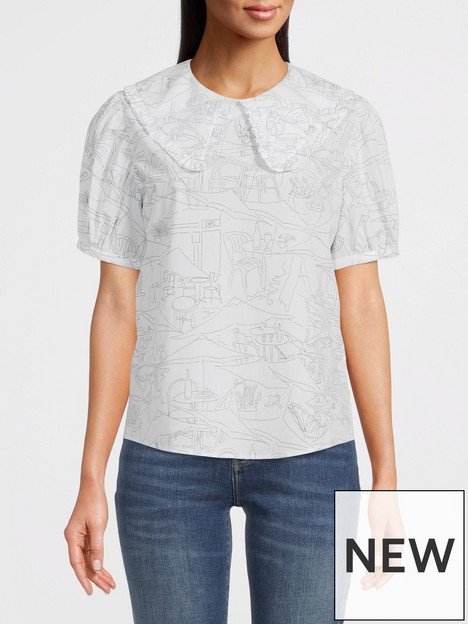 ps-paul-smith-printed-blouse-with-oversized-collar