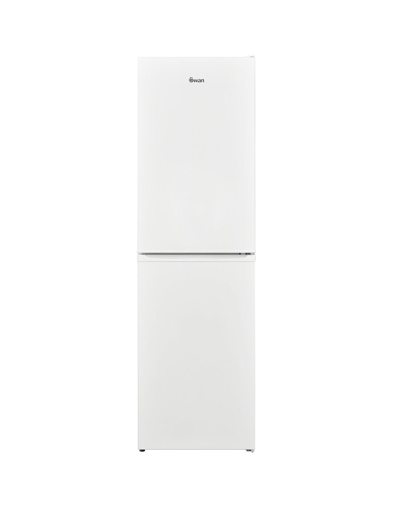 Product photograph of Swan Sr158110w 54cm Wide 183cm High Freestanding Frost-free Fridge Freezer - White from very.co.uk