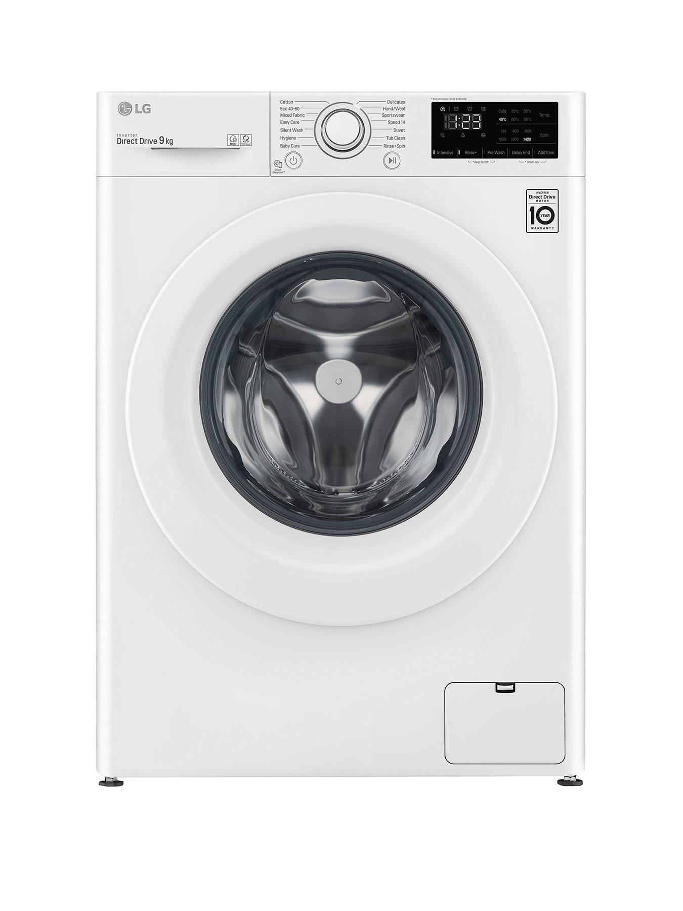 Product photograph of Lg V3 Fdv309w Wifi Connected 9kg Heat Pump Tumble Dryer - White - A Rated from very.co.uk