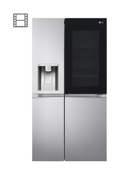 lg-instaview-thinq-gsxv90bsae-wifi-connected-american-style-fridge-freezer-stainless-steel-e-rated