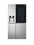  image of lg-instaview-thinq-gsxv90bsae-wifi-connected-american-style-fridge-freezer-stainless-steel-e-rated