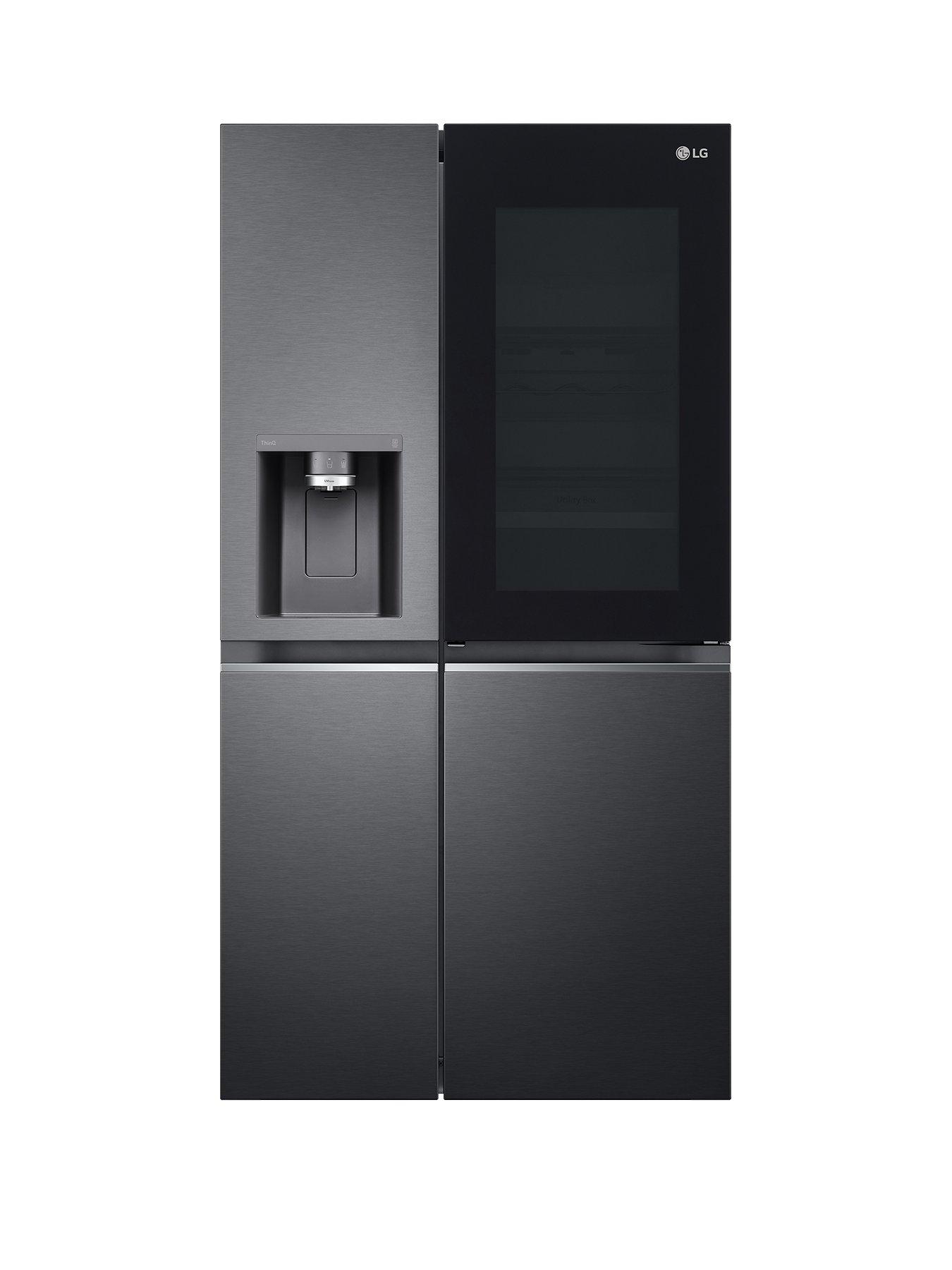 LG InstaView ThinQ GSXV91MCAE Wifi Connected American Fridge Freezer