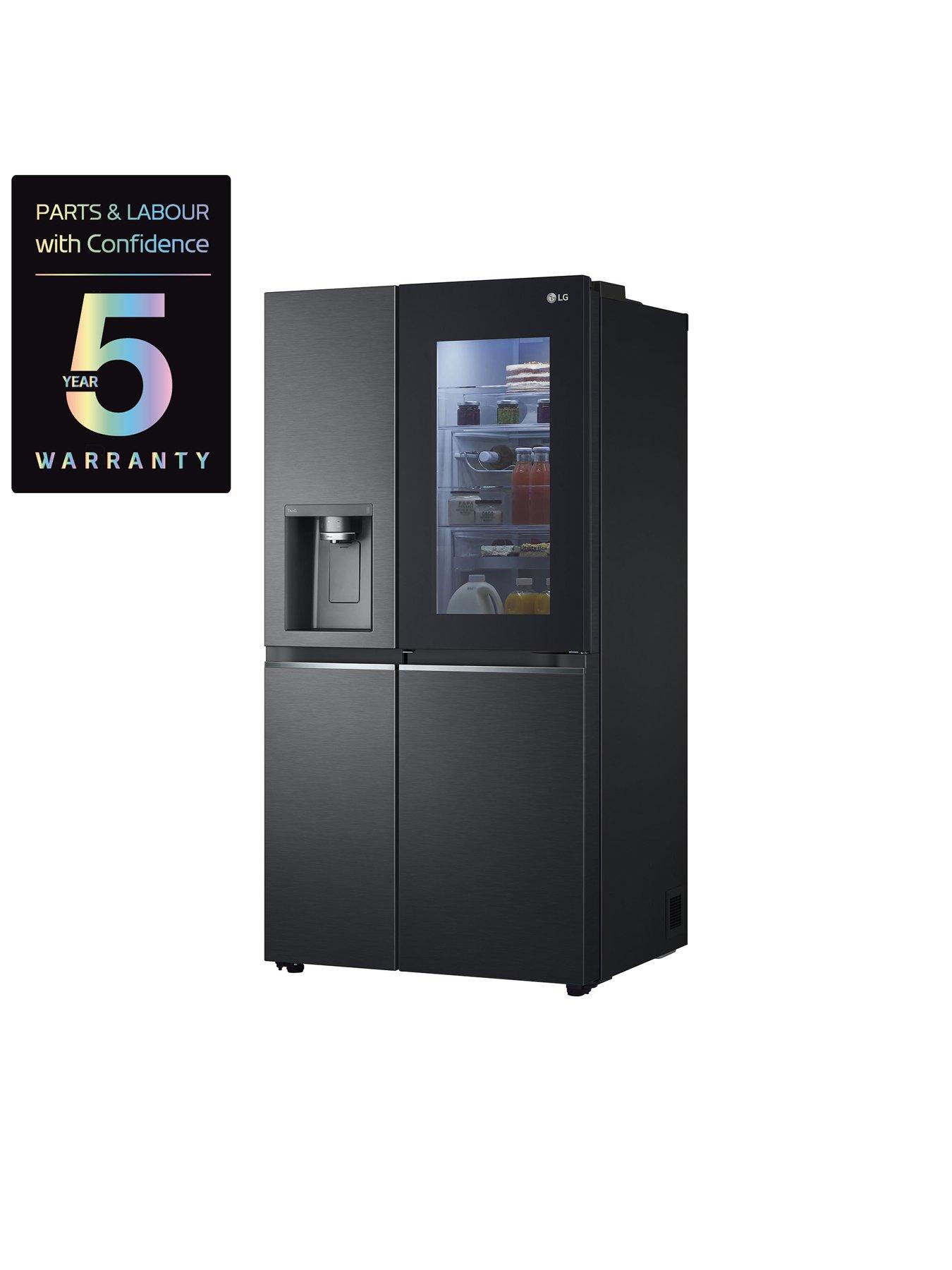 LG InstaView ThinQ GSXV91MCAE Wifi Connected AmericanStyle Fridge