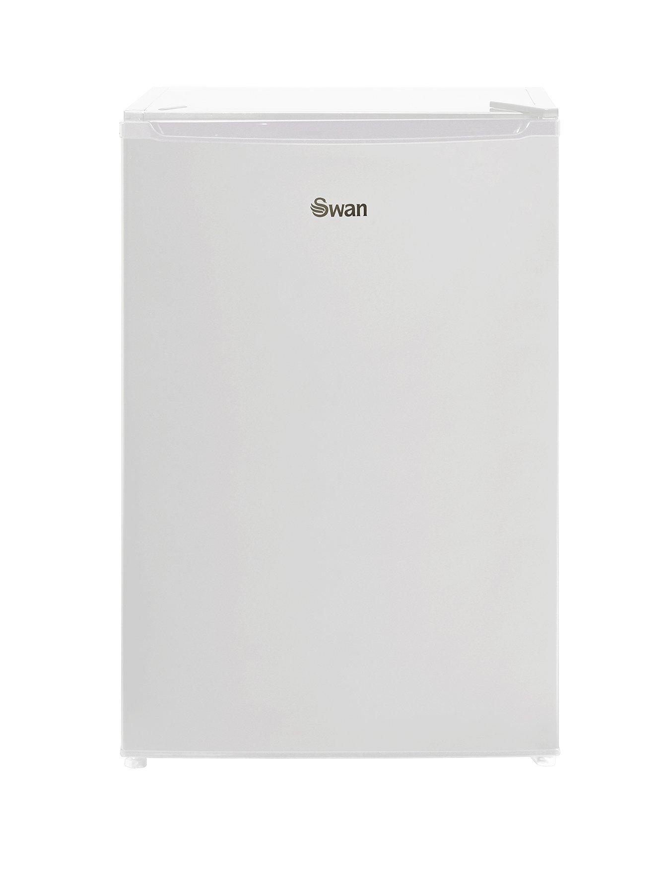 Product photograph of Swan Sr15840w 54cm Wide Freestanding Under-counter Fridge - White from very.co.uk