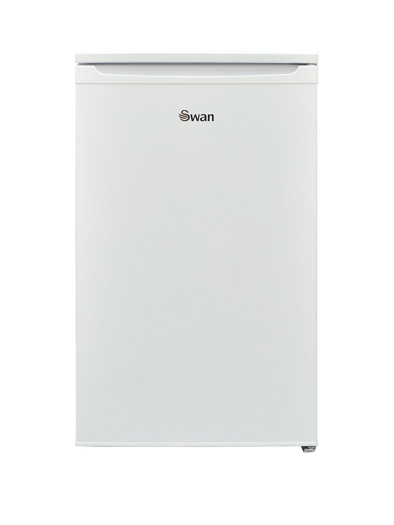 Product photograph of Swan Sr15830w 48cm Wide Freestanding Under-counter Freezer - White from very.co.uk