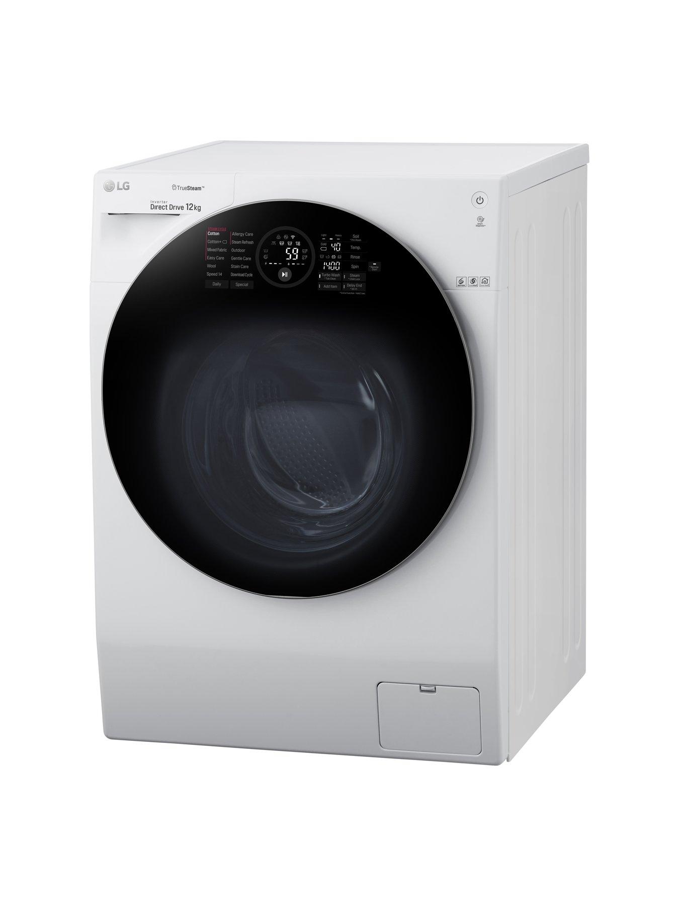 LG TrueSteam FH4G1BCS2 Wifi Connected 12kg Load, 1400 Spin Washing