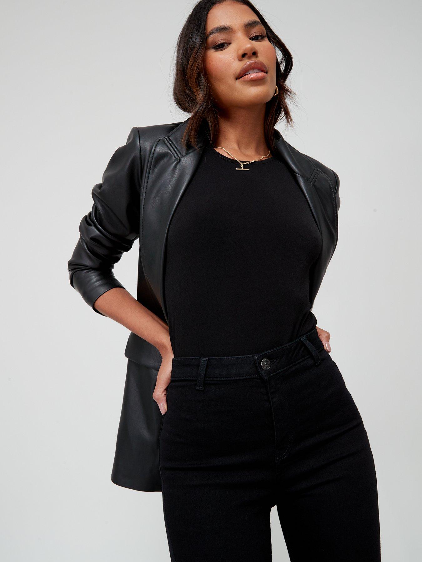 Image 4 of 6 of Everyday Addison Super High Waisted Super Skinny Jean - Black