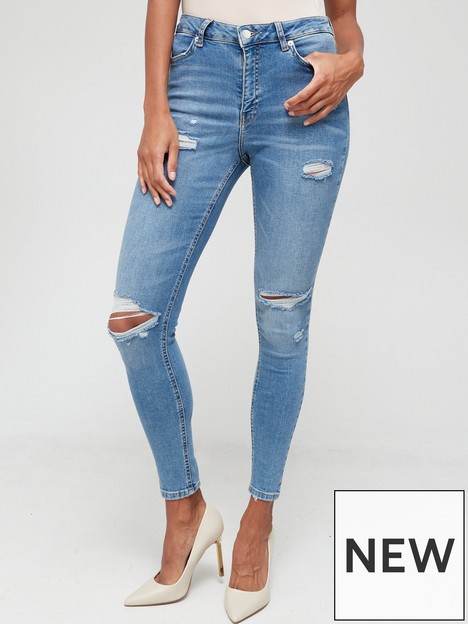 v-by-very-ella-high-waist-authentic-skinny-jean-with-rips-blue-wash