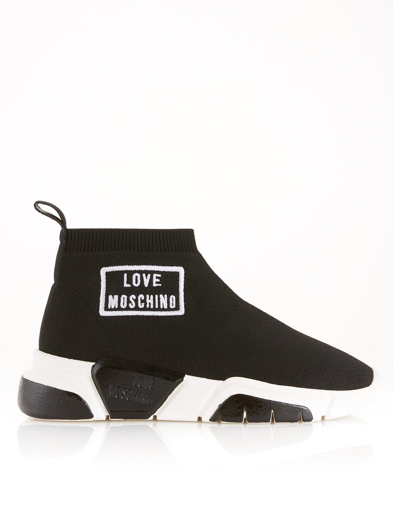 Love Moschino Trainers in Black Womens Shoes Trainers Low-top trainers 