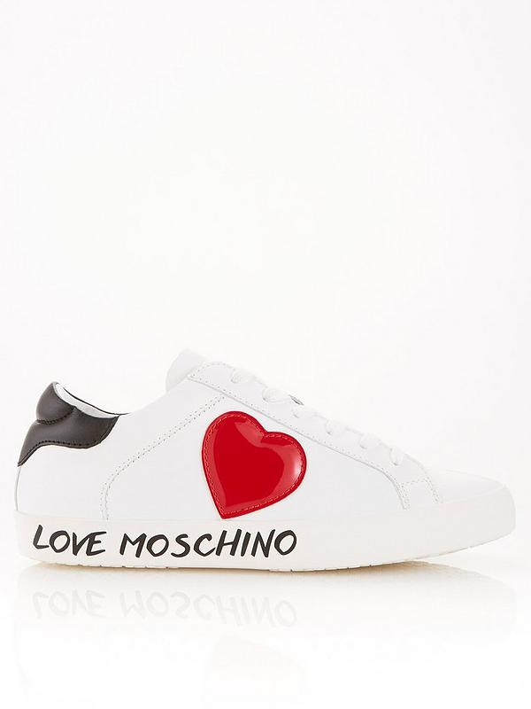 Moschino Moschino Trainers Size 36 or 5.5 UK Black ‘Love Moschino’ Red Heart Ladies. 