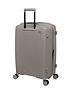  image of it-luggage-spontaneous-feather-grey-cabin-expandable-hardshell-8-wheel-suitcase