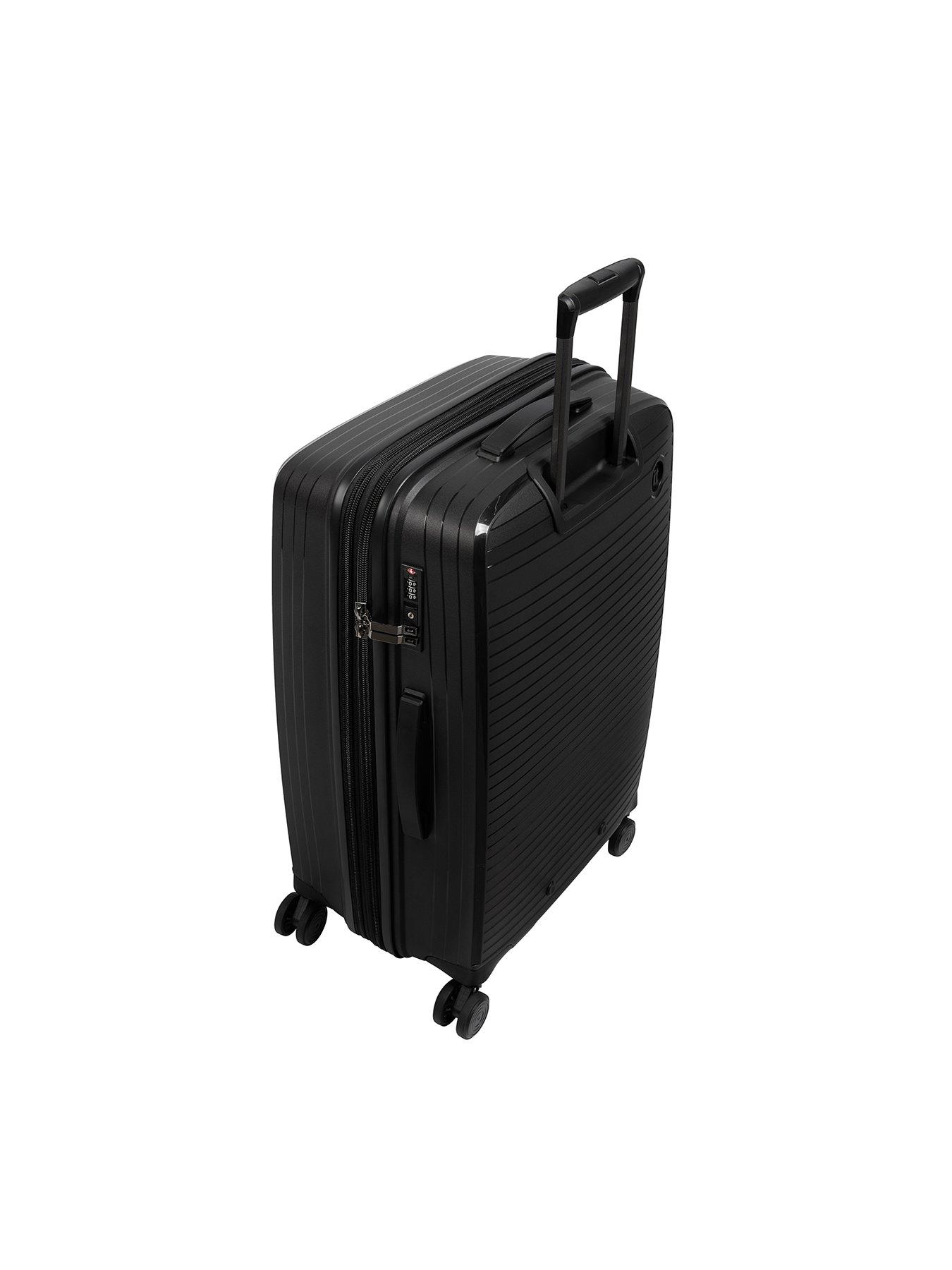 Hard suitcase black clearance