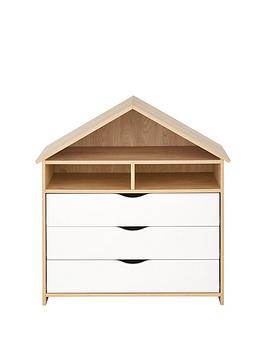 Product photograph of Very Home Kids House 3 Drawer Chest from very.co.uk